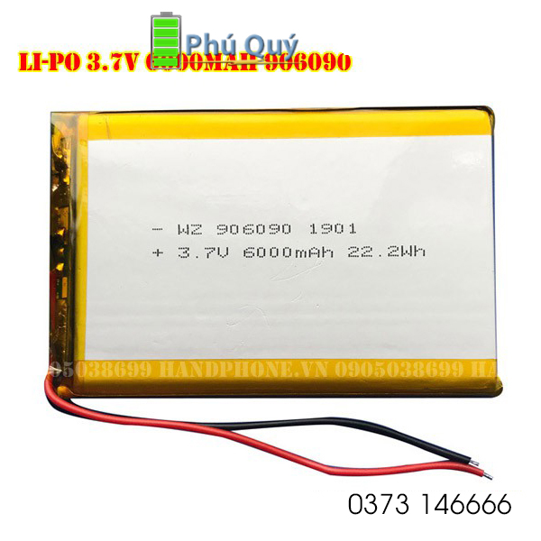 Li-Polymer 3.7V 906090