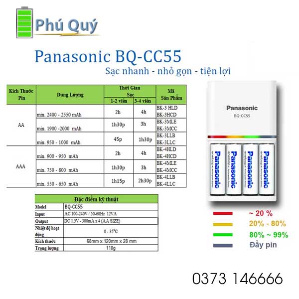 Panasonic BQ-CC55 Eneloop