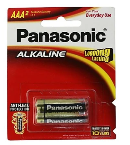 Bộ 2 pin Panasonic AAA 1.5V chính hãng