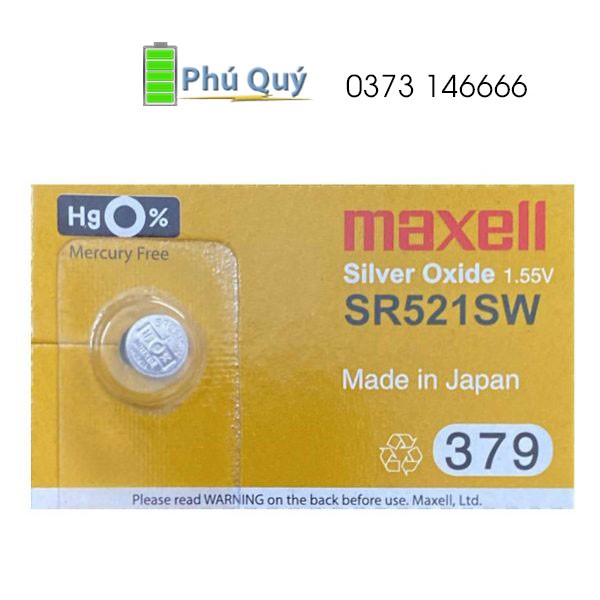 Pin đồng hồ Maxell SR521SW